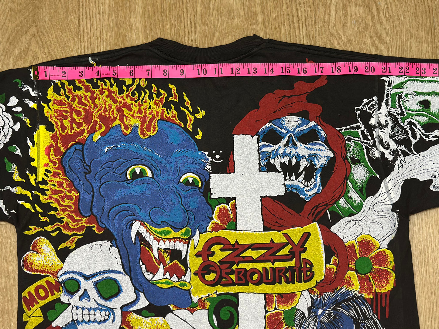 OZZY OSBOURNE vintage 1992 REPRINT OZZY TATTOO all over print AOP t shirt