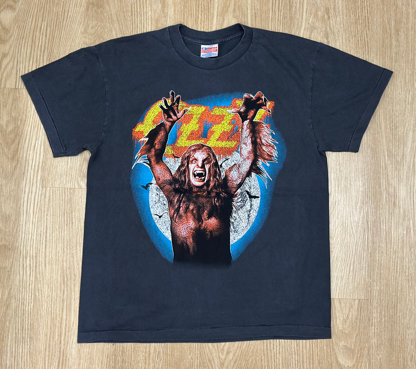 OZZY OSBOURNE vintage 1984 REPRINT OZZY OSBOURNE RULES t shirt BLACK SABBATH werewolf