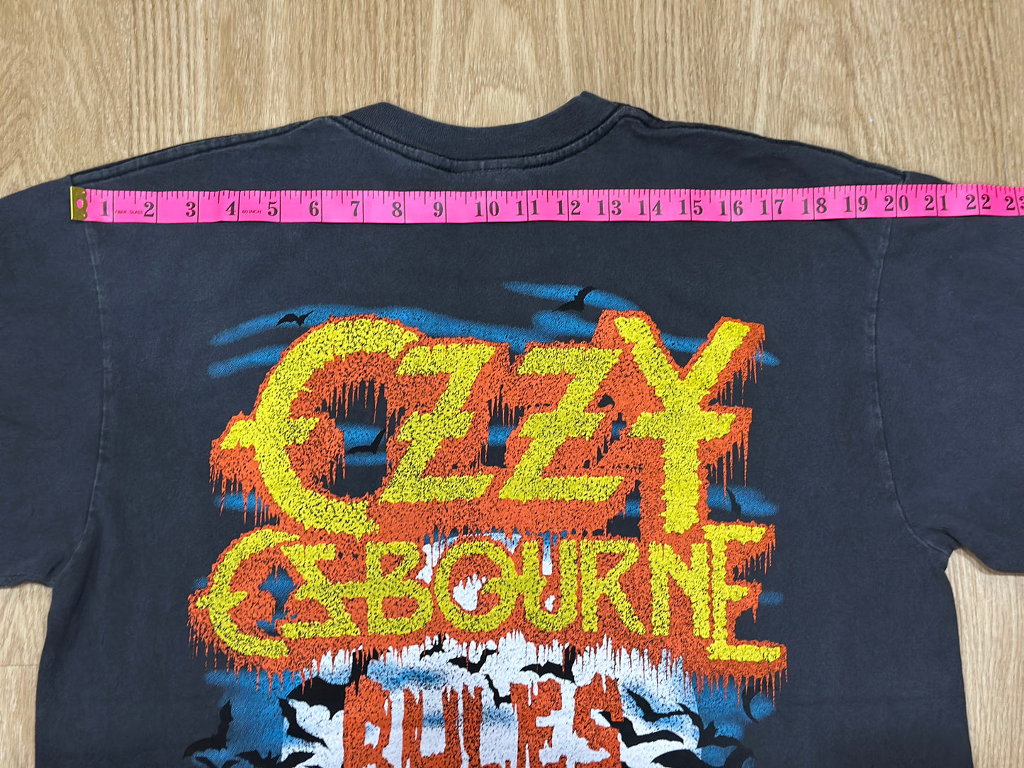 OZZY OSBOURNE vintage 1984 REPRINT OZZY OSBOURNE RULES t shirt BLACK SABBATH werewolf