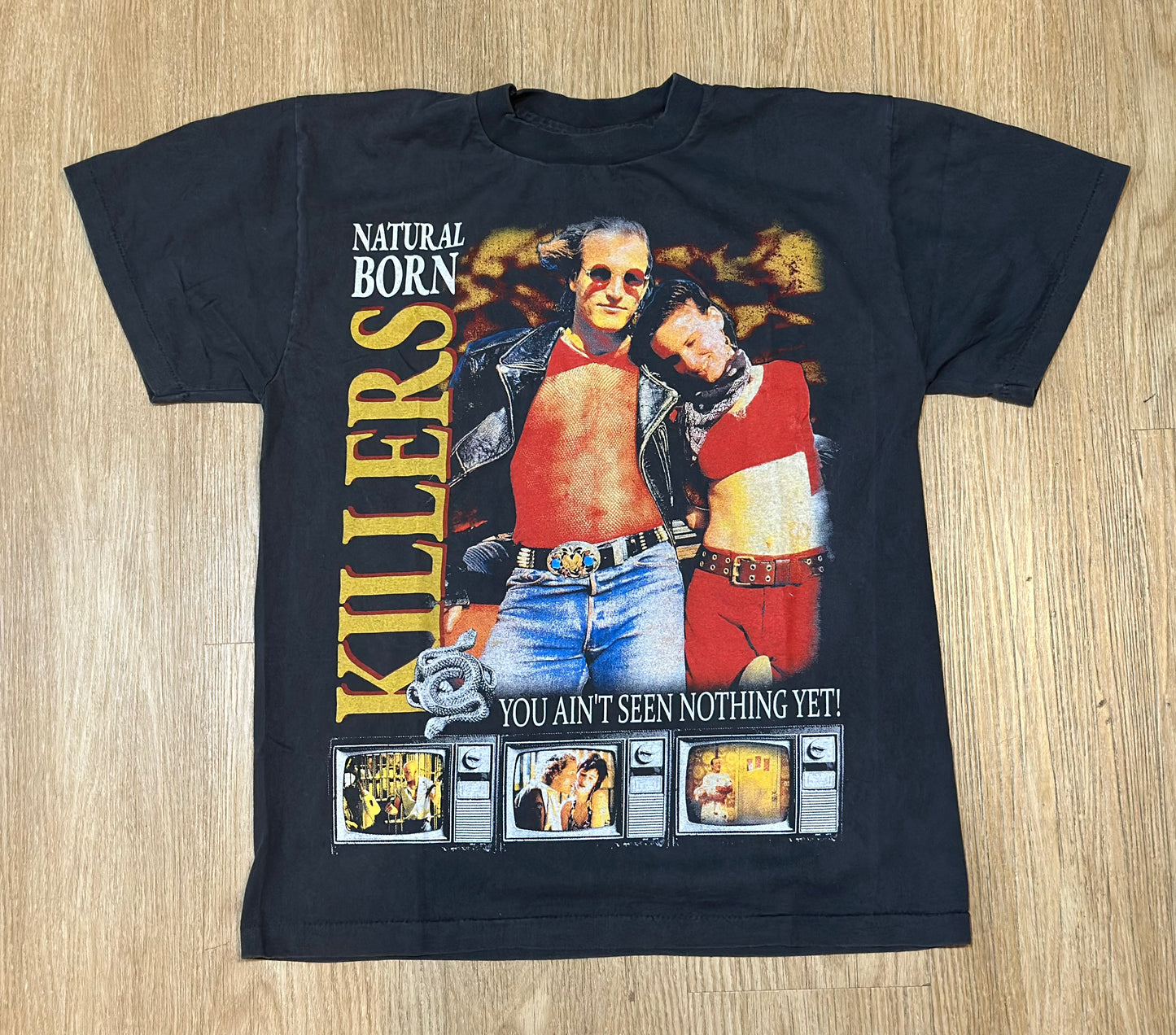 NATURAL BORN KILLERS 1994 movie reprint t shirt